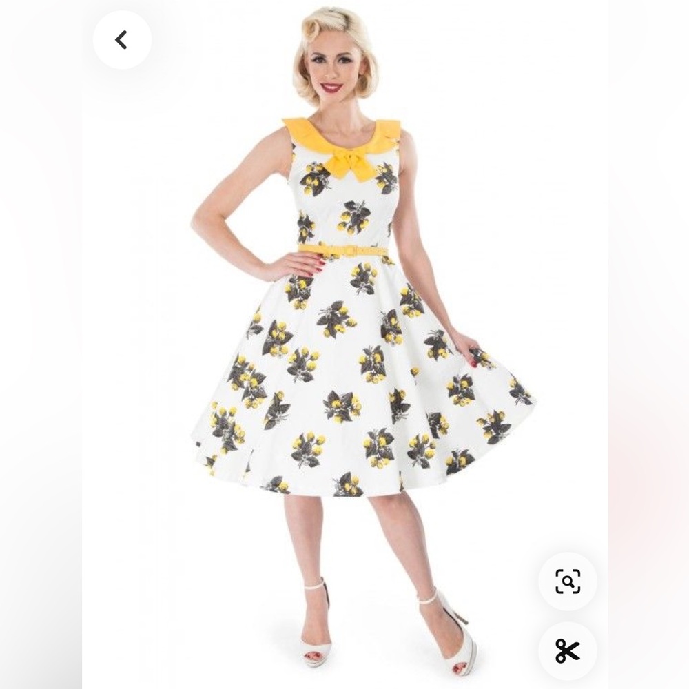 Tatyana Lemon Dress size small